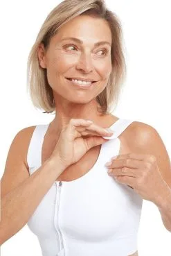 Amoena Kompressions-BH Pamela -Bademode Verkaufsgeschäft Amoena Kompressions BH Pamela 45010 weiss 02 min 1280x1280