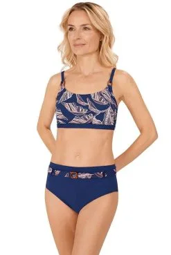Amoena Bikini-Hose Lanzarote 9 Amoena Bikini-Hose Lanzarote -Bademode Verkaufsgeschäft Amoena Bikinihose Lanzarote PTY 71629 indigoblau bernstein 03 1280x1280