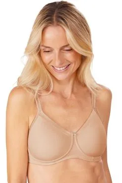 Amoena Prothesen-BH Lara Satin -Bademode Verkaufsgeschäft Amoena Prothesen BH Lara Satin 44214 sand 01 1280x1280