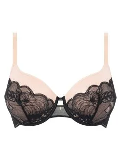 Chantelle MIDNIGHT FLOWERS T-Shirt BH -Bademode Verkaufsgeschäft C12N60 011 16