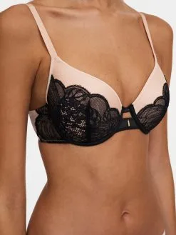 Chantelle MIDNIGHT FLOWERS T-Shirt BH -Bademode Verkaufsgeschäft C12N60 011 4