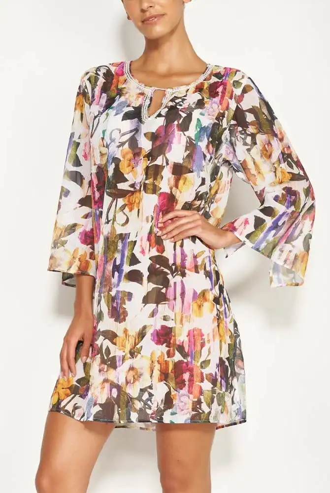 Charmline Tunika Black Flora 3 Charmline Tunika Black Flora