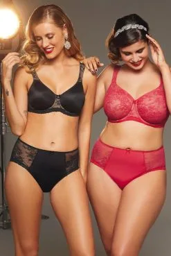 Rosa Faia Abby Taillenslip+ -Bademode Verkaufsgeschäft ROSA FAIA Abby Taillenslip 1418 rot schwarz 1280x1280