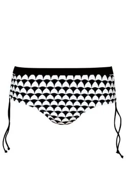 Rosa Faia Bikini-Hose Ebru Bottom -Bademode Verkaufsgeschäft Rosa Faia Bikinihose Ebru Bottom 8755 0 430 schwarz weiss 04 1280x1280