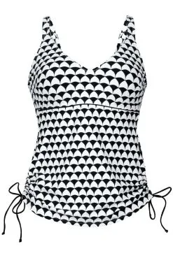 Rosa Faia Tankini-Oberteil Malaika -Bademode Verkaufsgeschäft Rosa Faia Tankini OT Malaika 8855 1 430 schwarz weiss 04 1280x1280